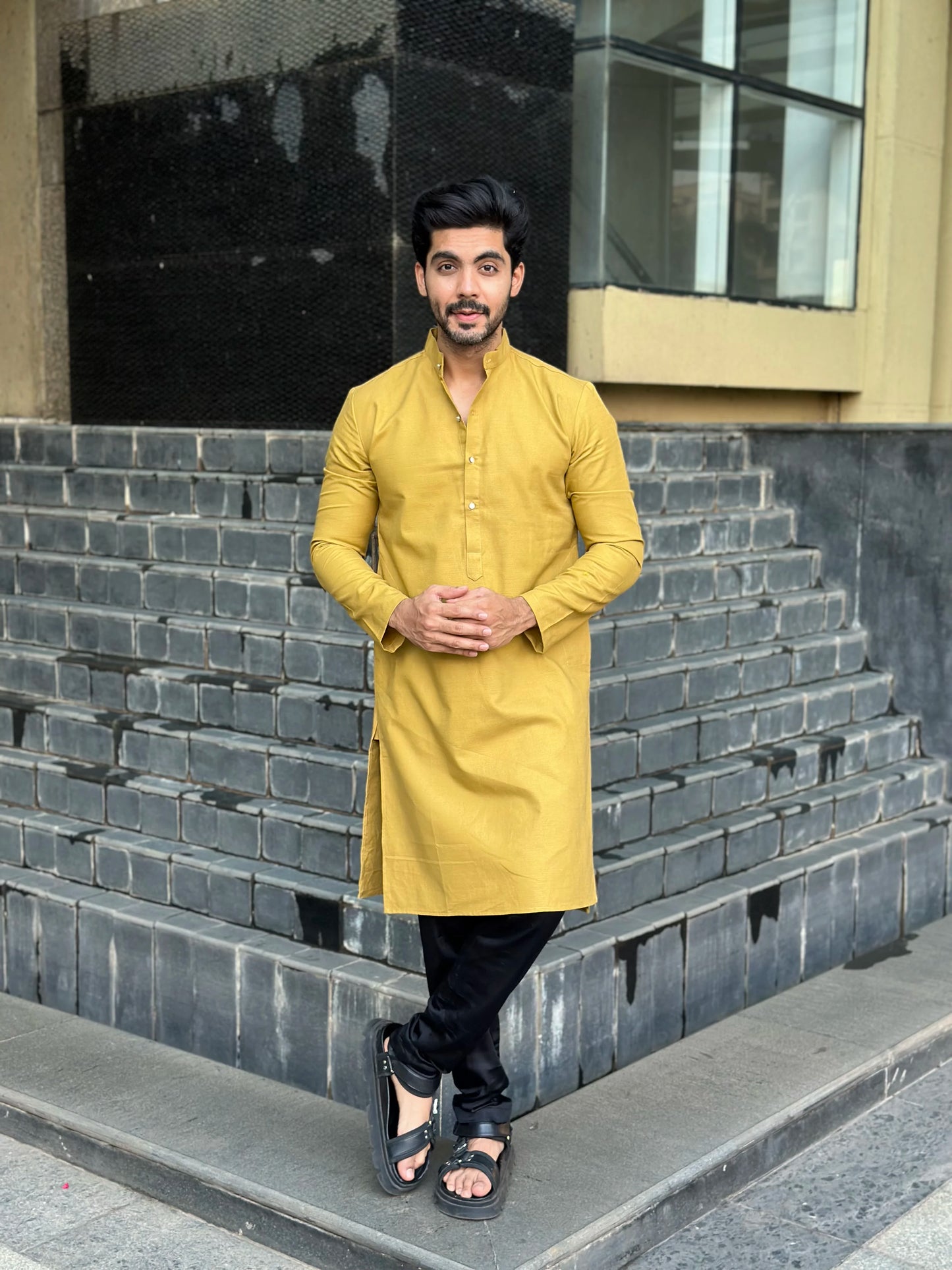 YELLOW KURTA