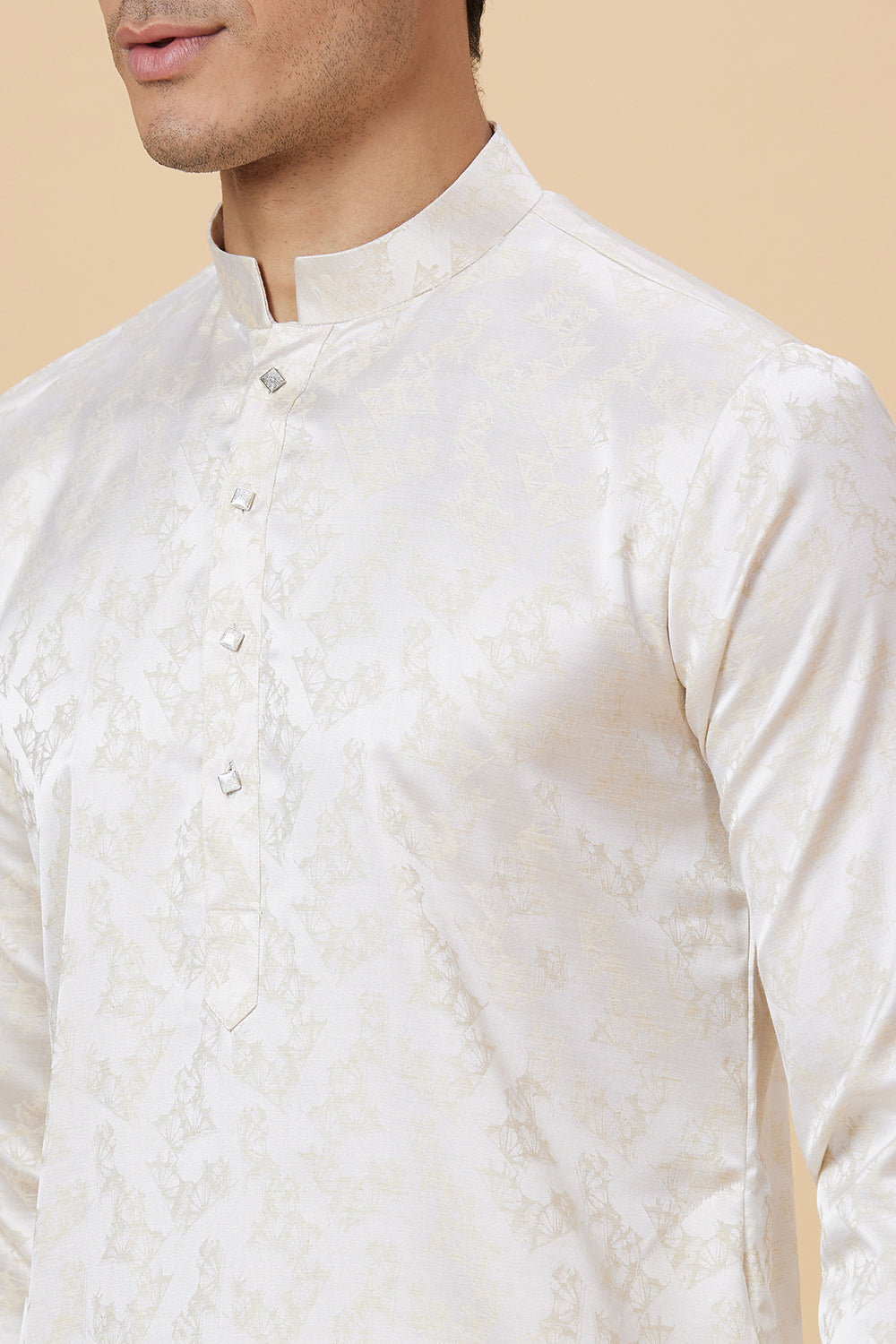 KURTA GOLD JACQUARD FLORAL