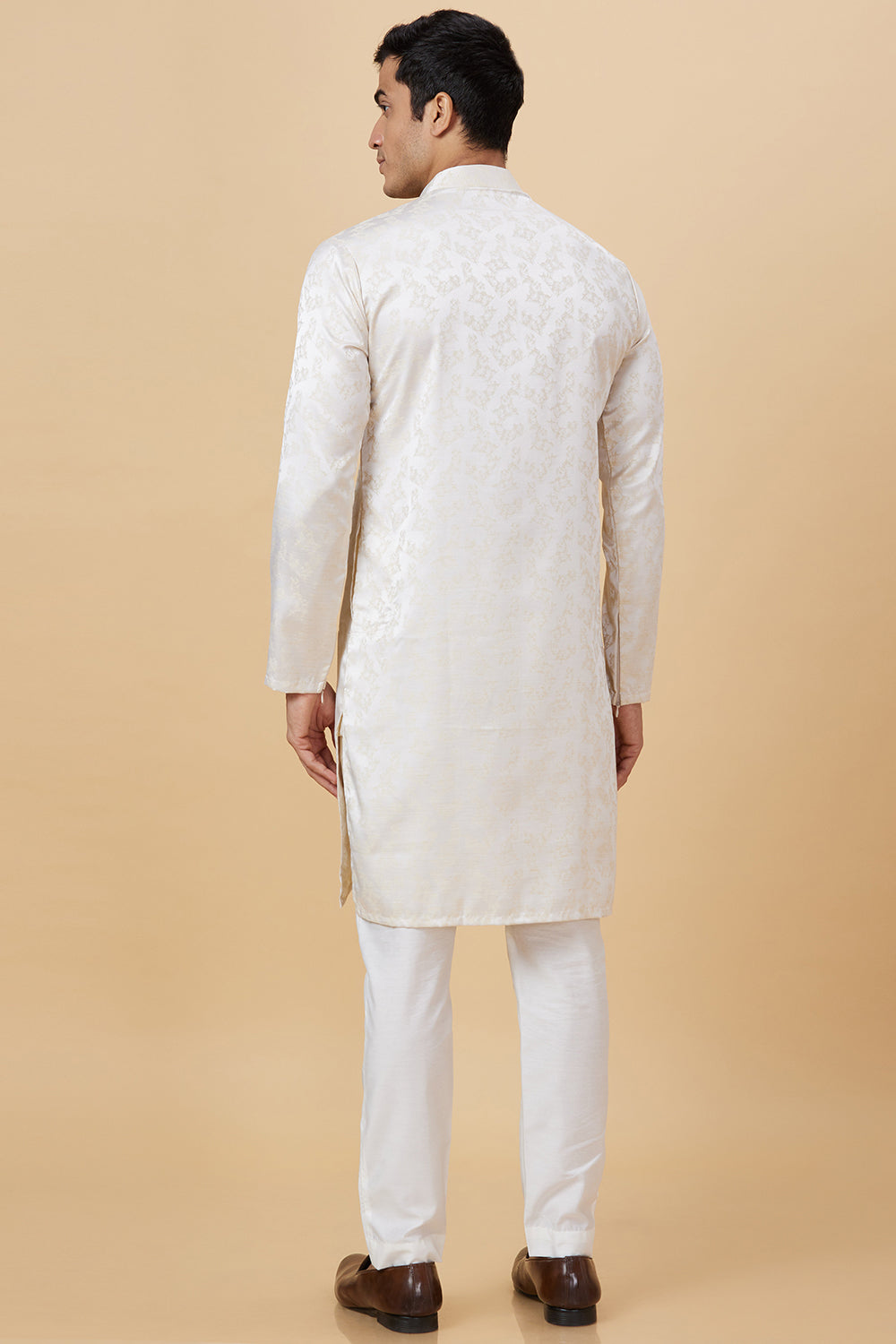 KURTA GOLD JACQUARD FLORAL