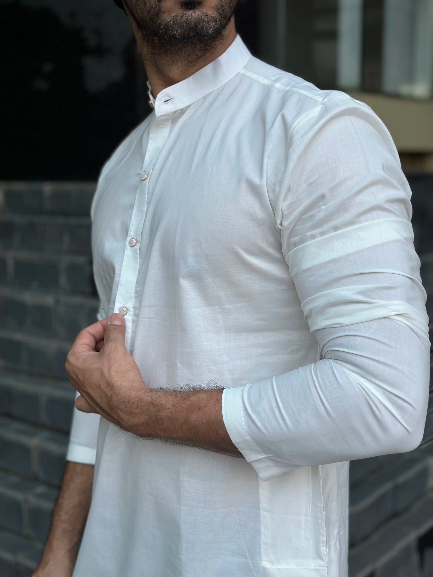 WHITE KURTA