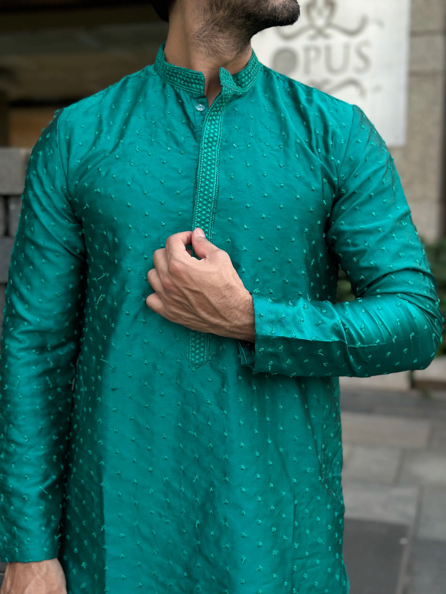 LIGHT GREEN KURTA