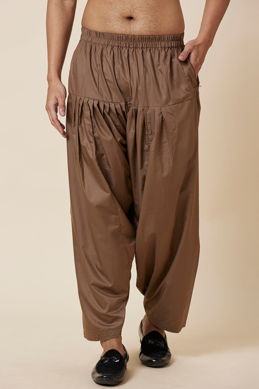 Pathani Set Brown