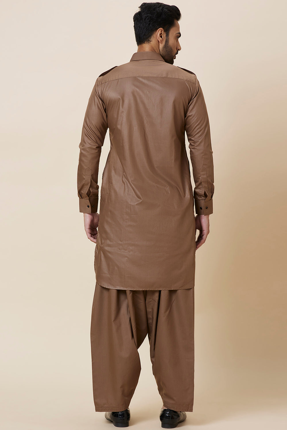 Pathani Set Brown