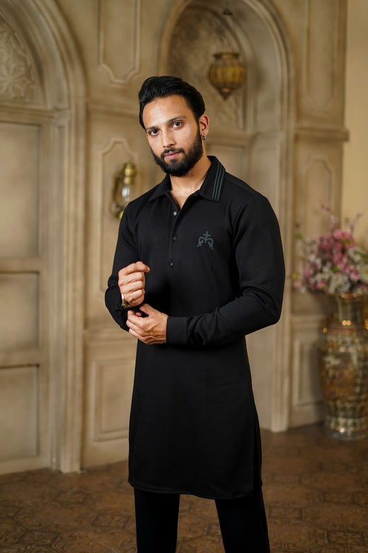 STRETCH MOTIF PRINT KURTA