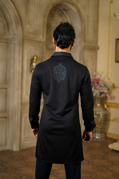 STRETCH MOTIF PRINT KURTA