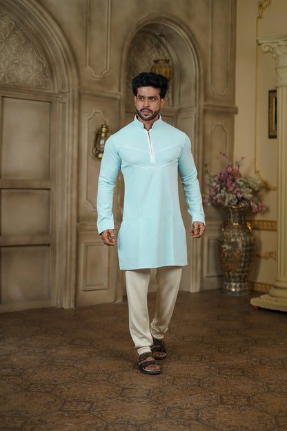 STRETCH V PIPEN KURTA WITH PANTS