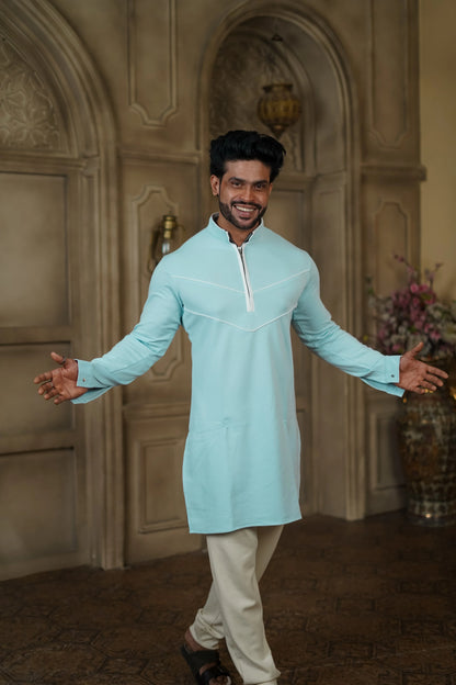 STRETCH V PIPEN KURTA WITH PANTS