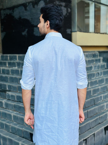 WHITE KURTA