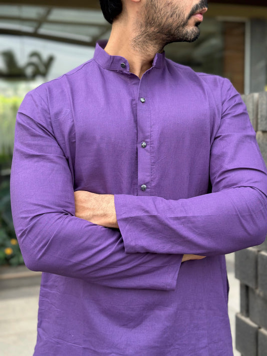 PURPLE KURTA