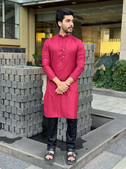 RED KURTA