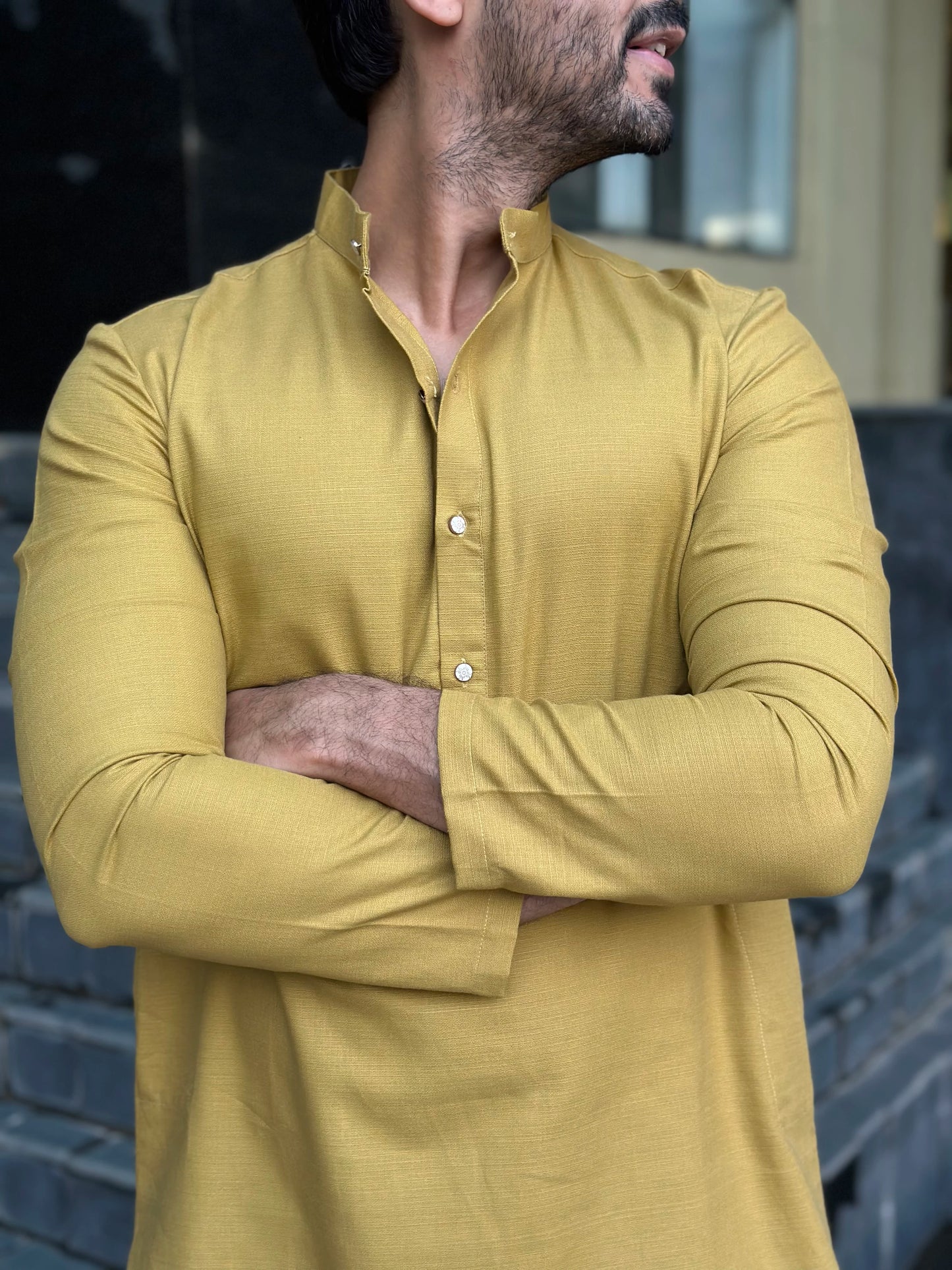 YELLOW KURTA