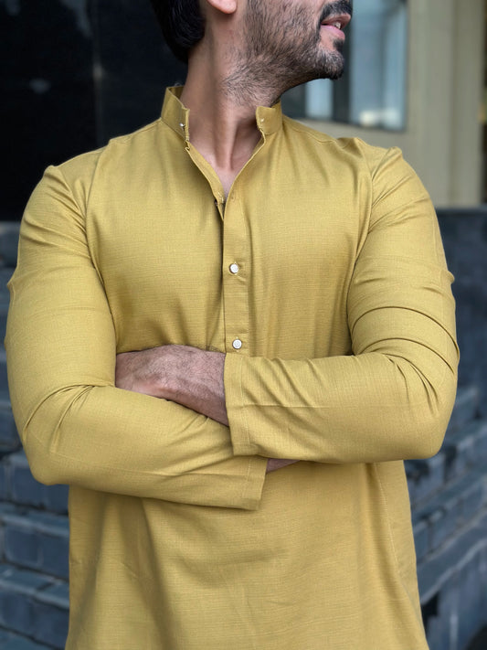 YELLOW KURTA