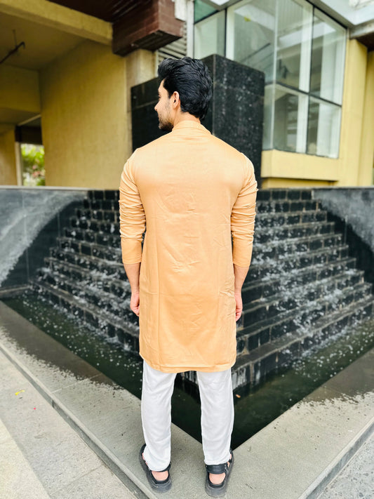 ZIP ORANGE KURTA