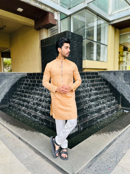 ZIP ORANGE KURTA