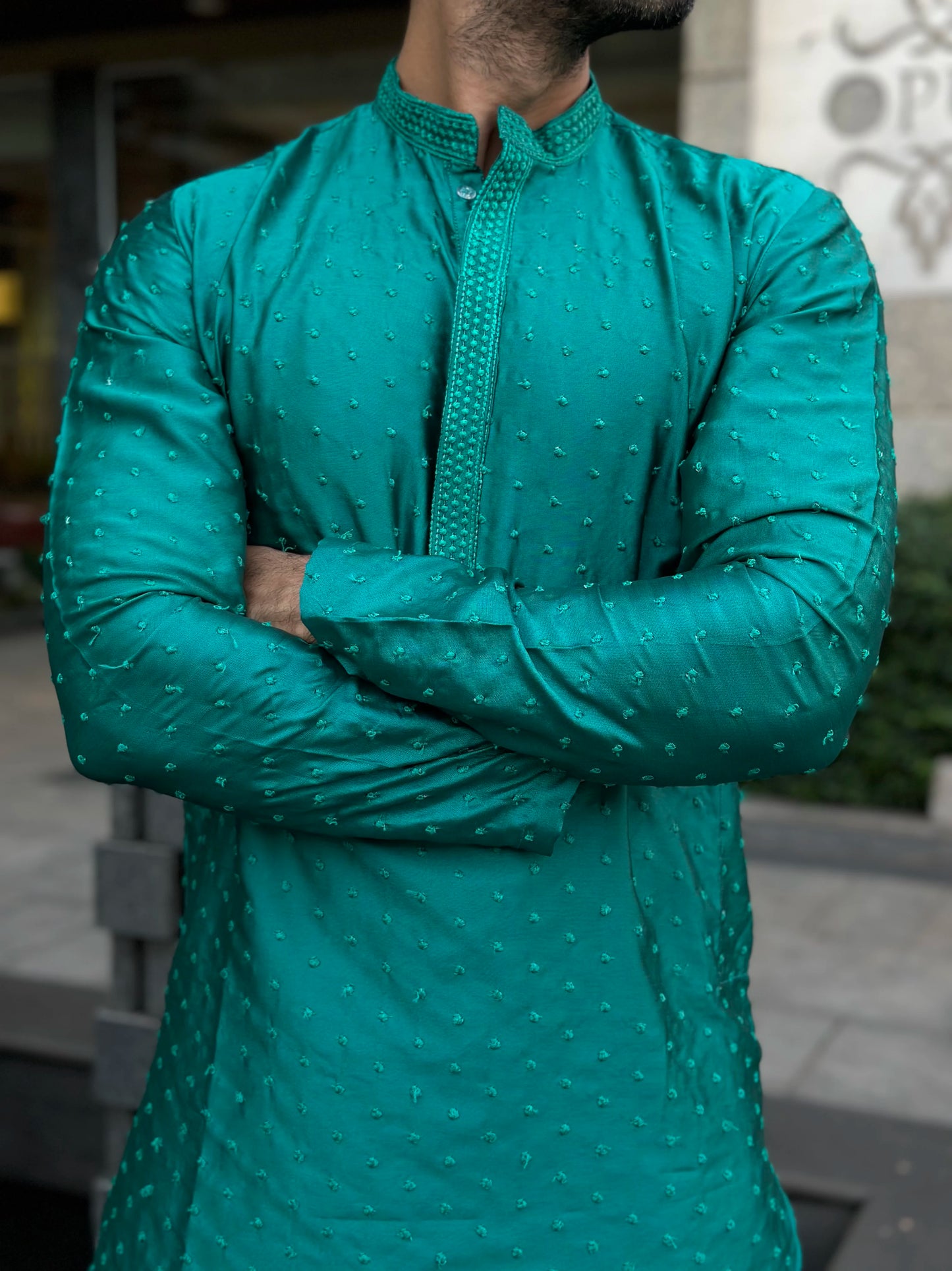 LIGHT GREEN KURTA