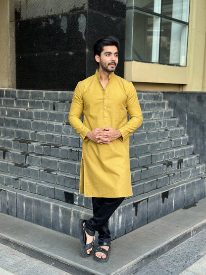 YELLOW KURTA