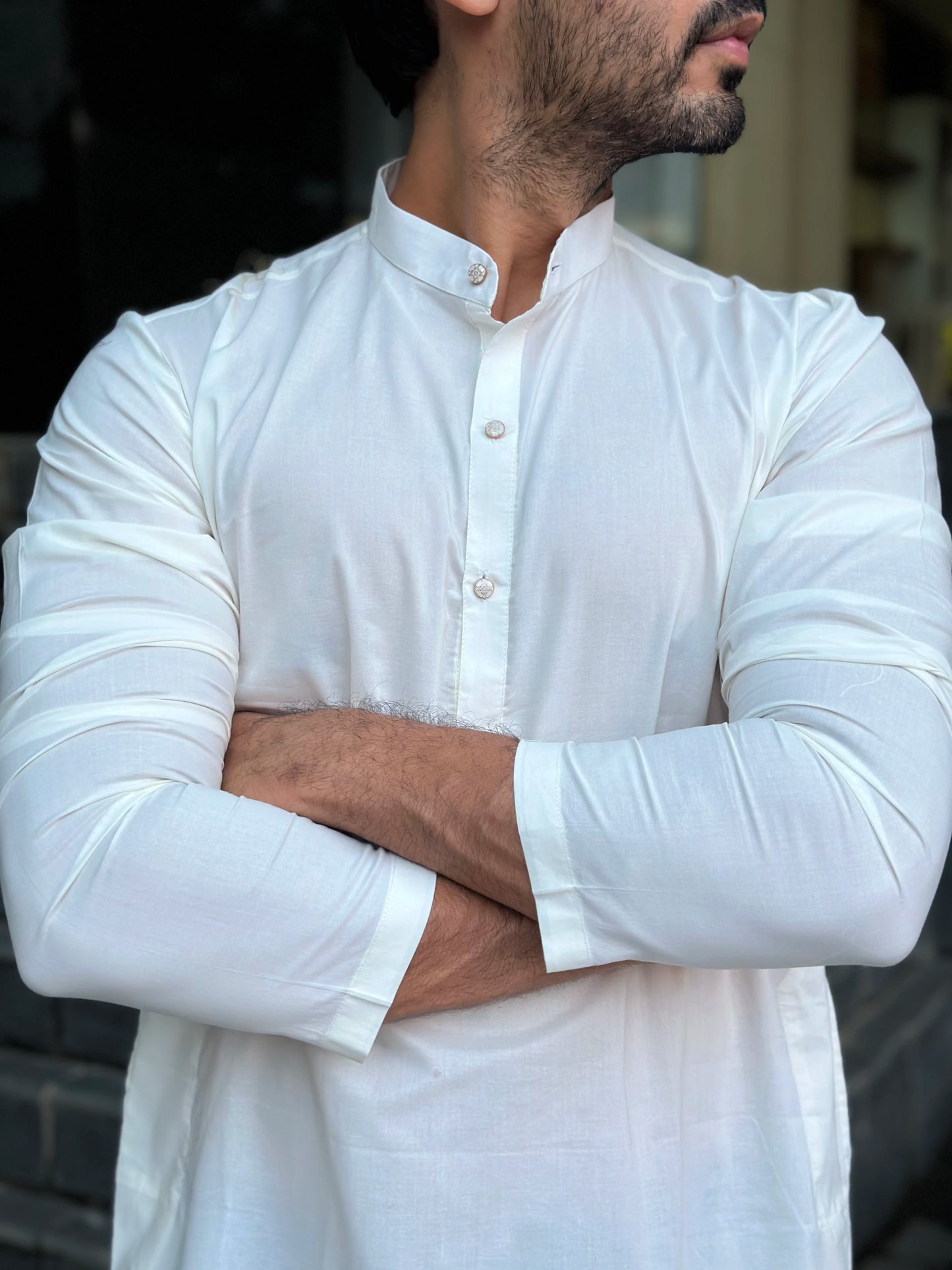 WHITE KURTA