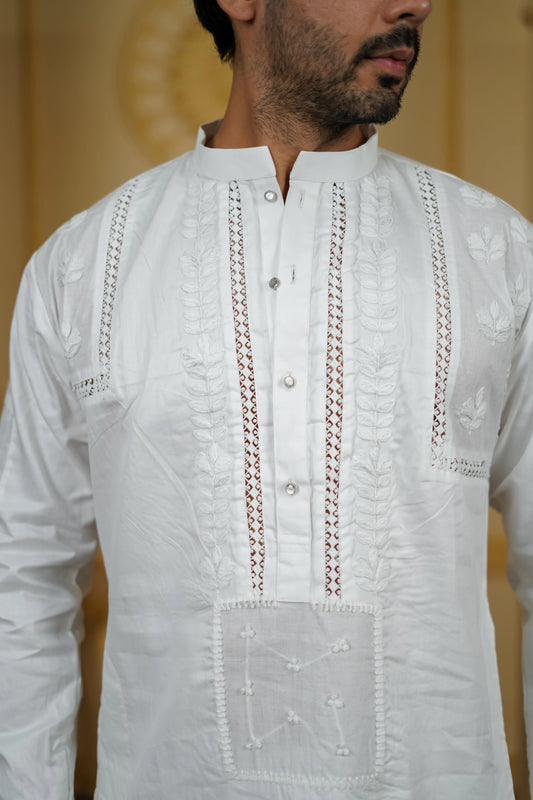 BOX BOOTI HAND EMBROIDERED KURTA WITH PANTS