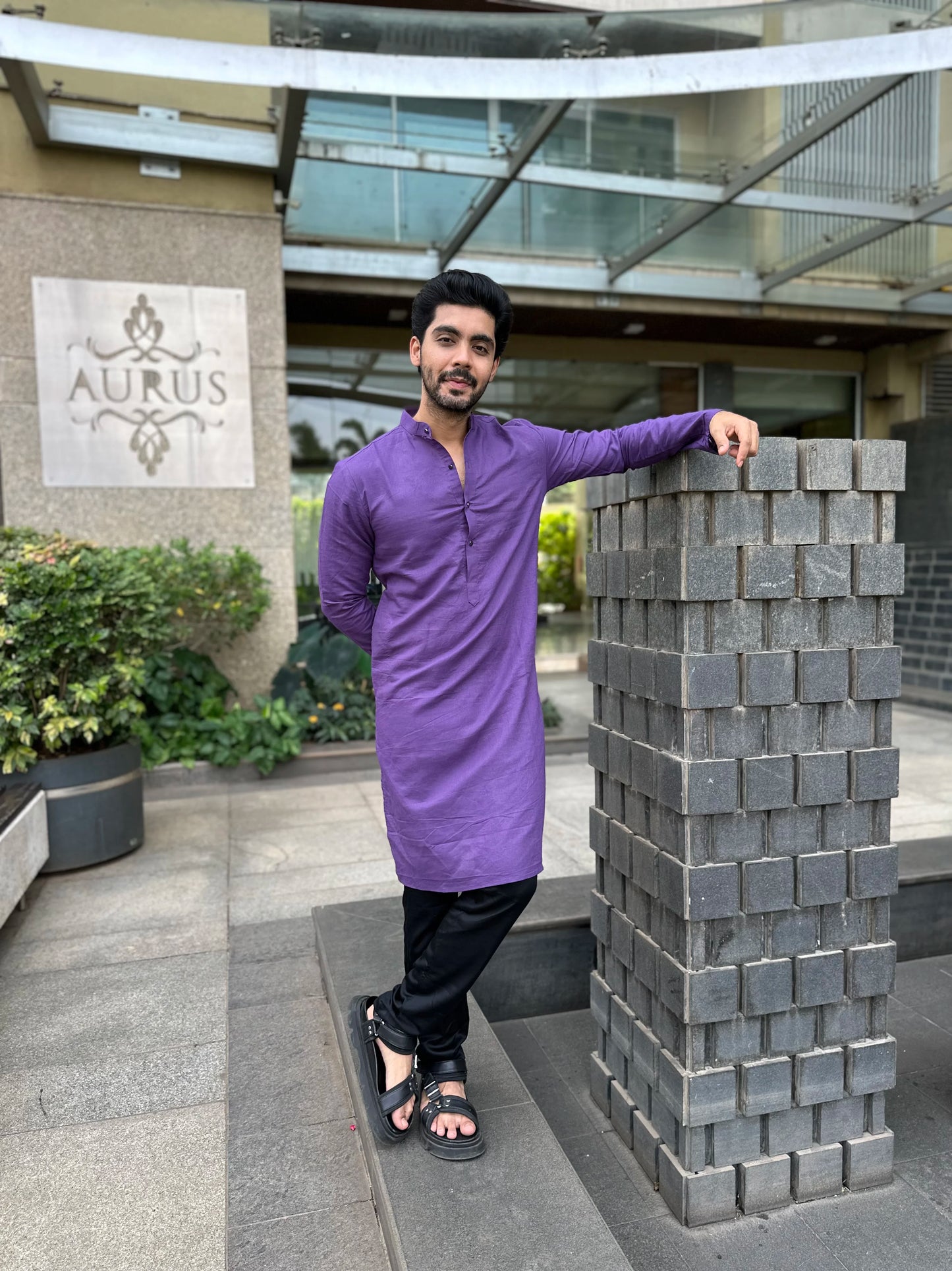 PURPLE KURTA
