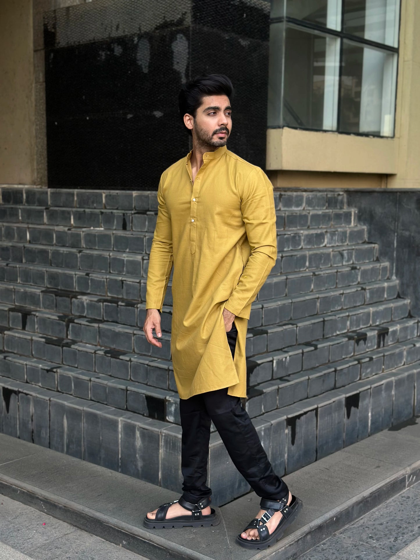 YELLOW KURTA