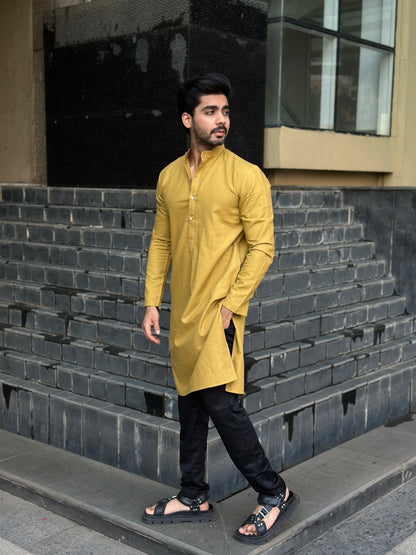 YELLOW KURTA