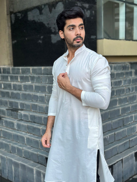 WHITE KURTA