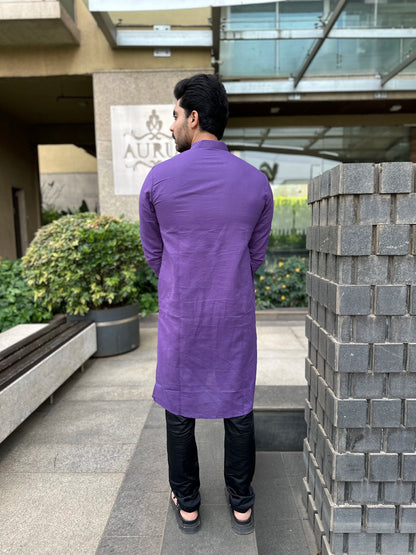 PURPLE KURTA