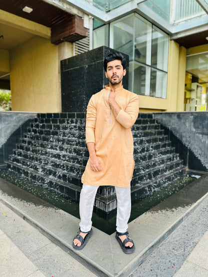 ZIP ORANGE KURTA