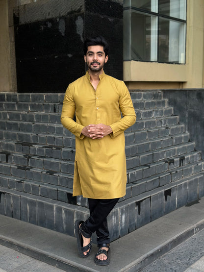 YELLOW KURTA