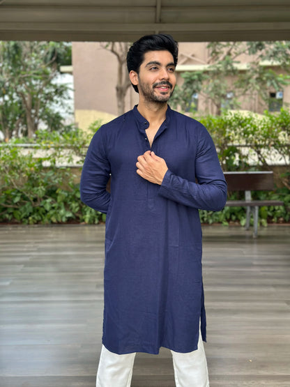 NAVY BLUE KURTA