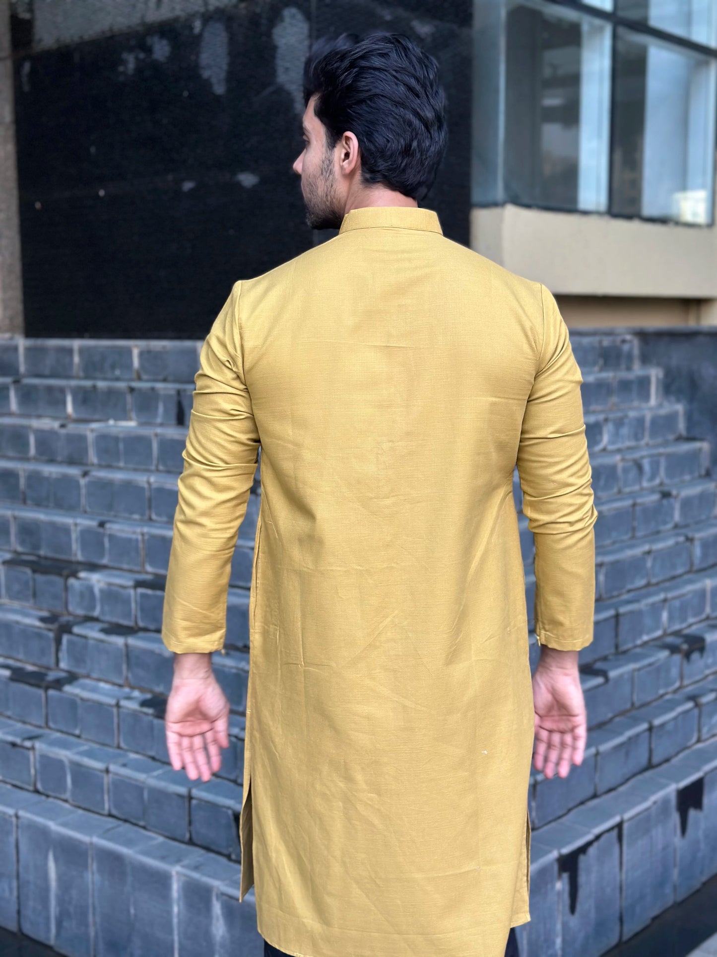 YELLOW KURTA