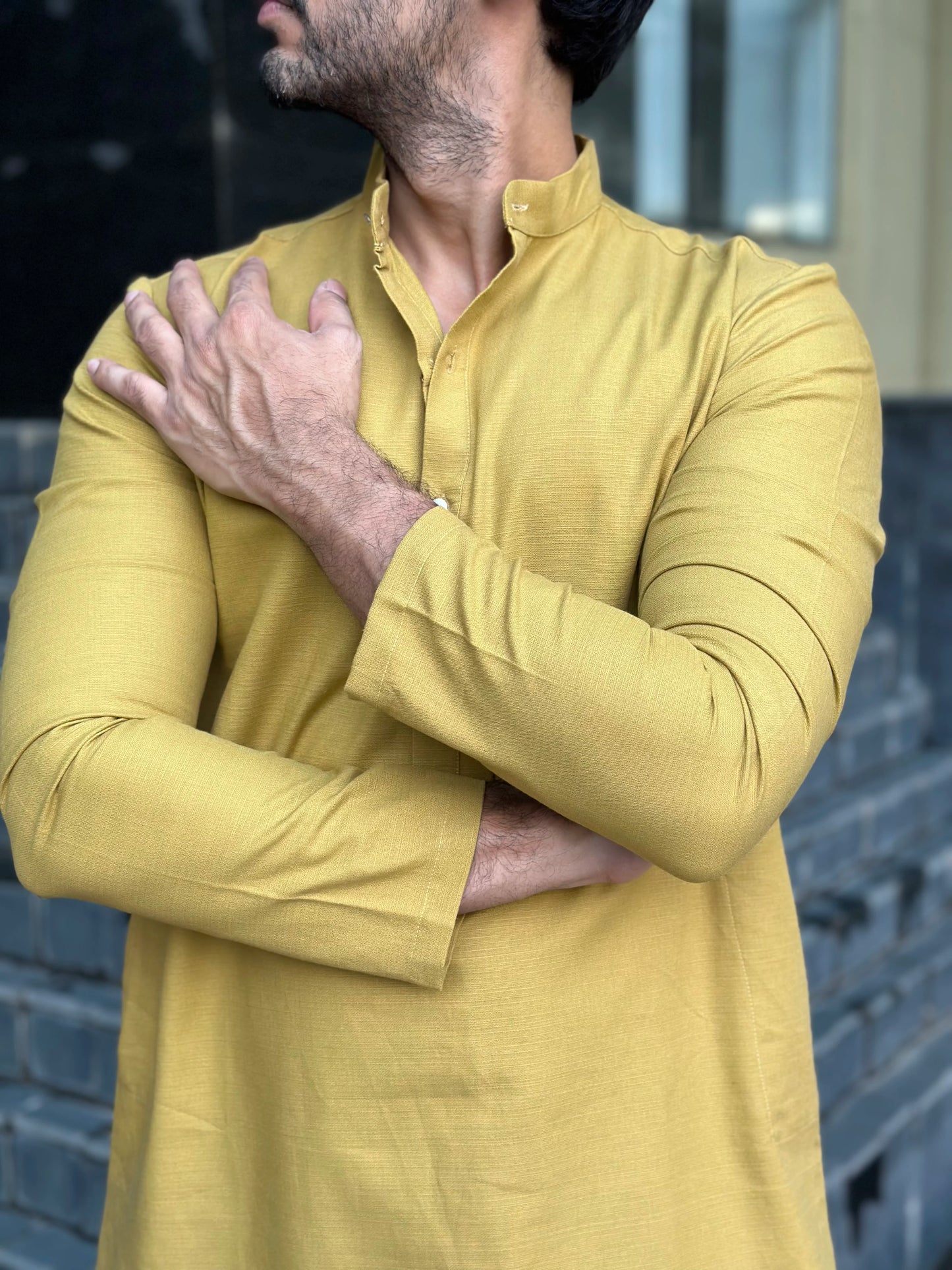 YELLOW KURTA