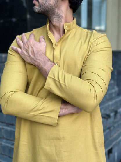 YELLOW KURTA