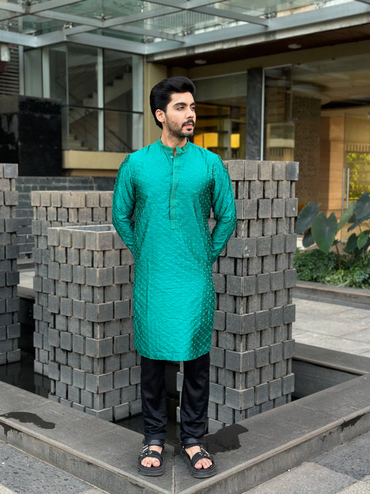LIGHT GREEN KURTA