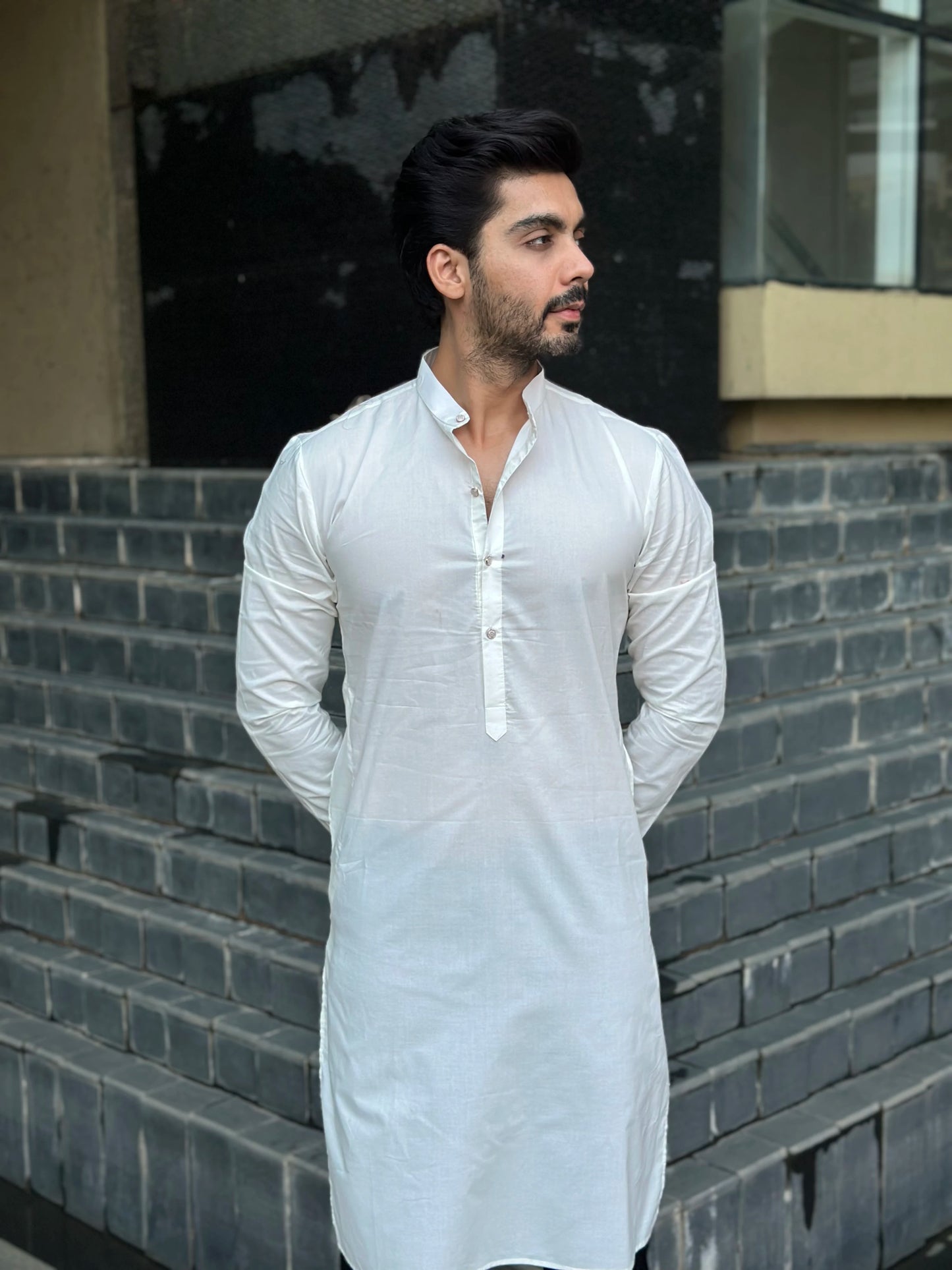 WHITE KURTA