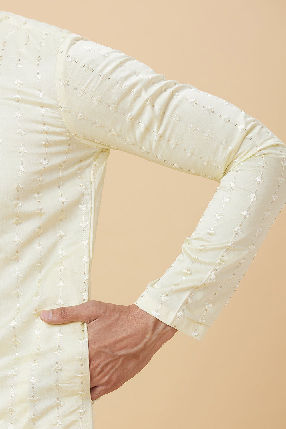 KURTA LEMON DIYA EMBROIDERY