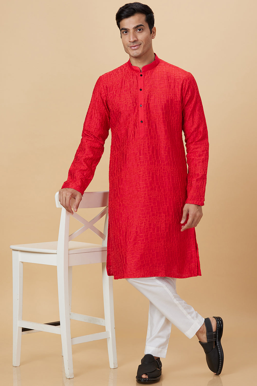 STYLISH BOX EMBROIDERY DESIGN KURTA