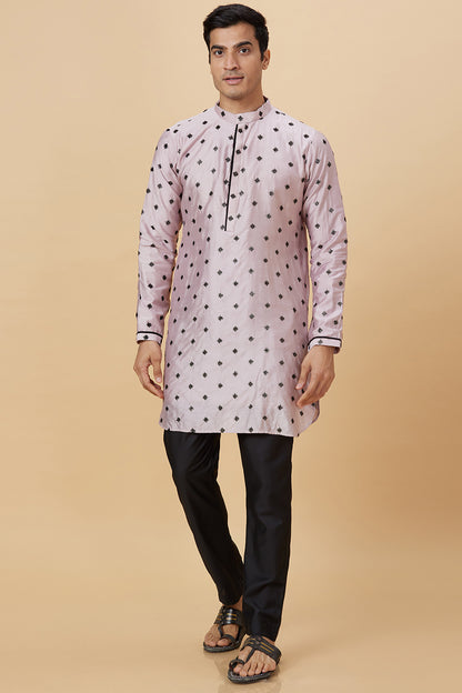 KURTA MAUVE SNOWFLAKE EMBROIDERY