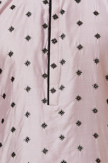 KURTA MAUVE SNOWFLAKE EMBROIDERY