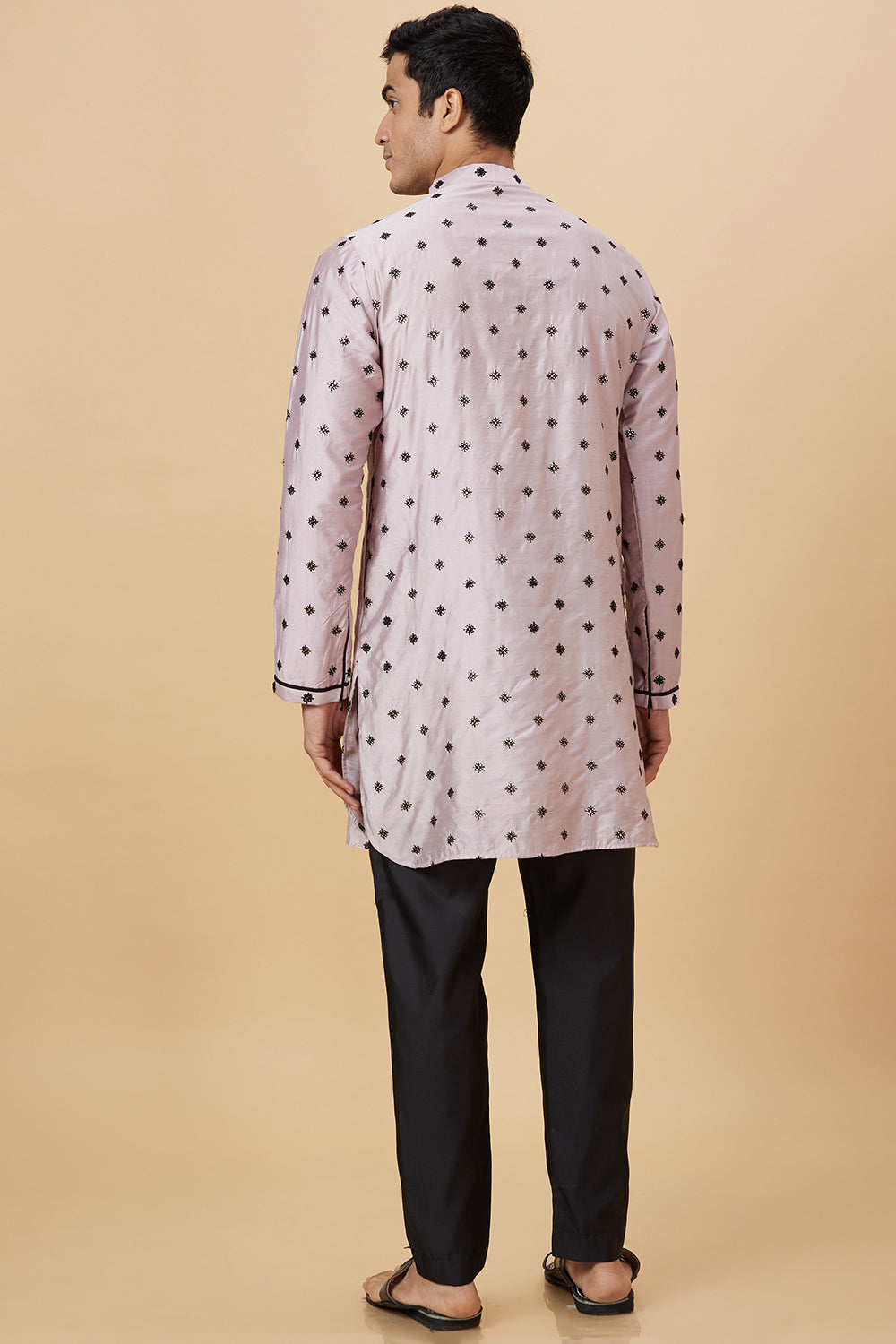 KURTA MAUVE SNOWFLAKE EMBROIDERY