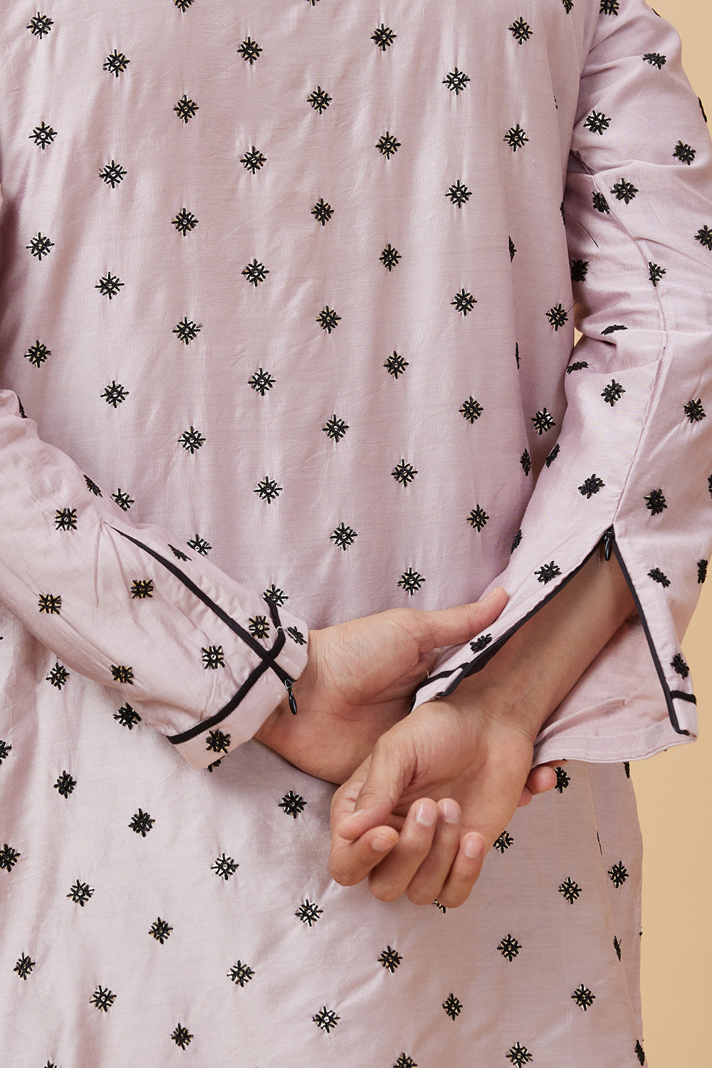 KURTA MAUVE SNOWFLAKE EMBROIDERY
