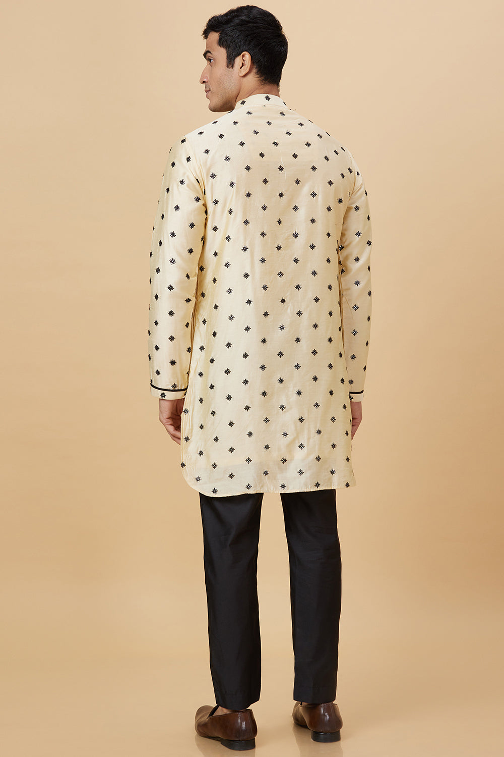 KURTA LEMON SNOWFLAKE EMBROIDERY