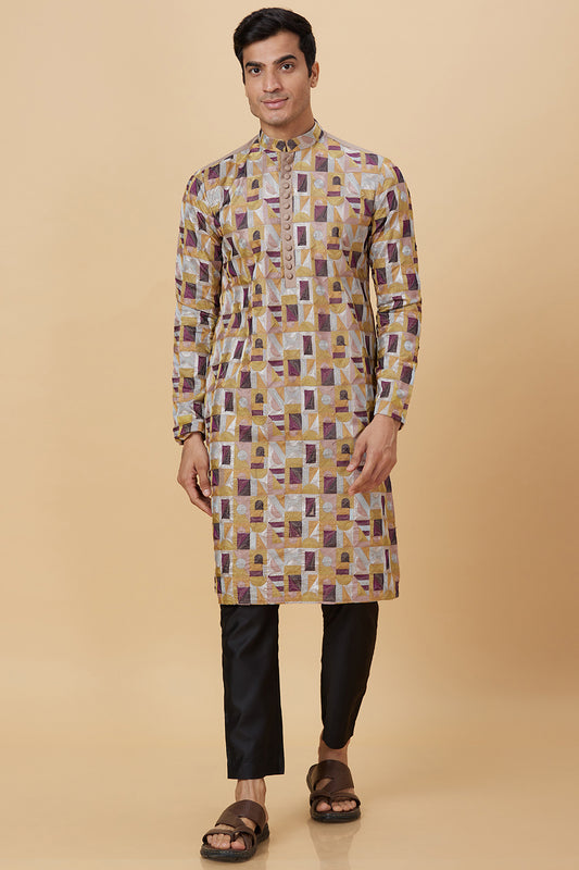 KURTA GEOMETRICAL FULL EMBELLISHED WORK
