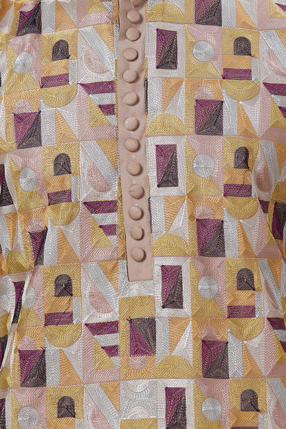 KURTA GEOMETRICAL FULL EMBELLISHED WORK