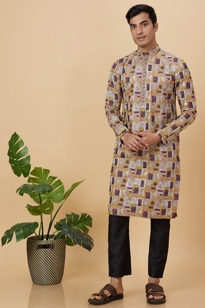 KURTA GEOMETRICAL FULL EMBELLISHED WORK