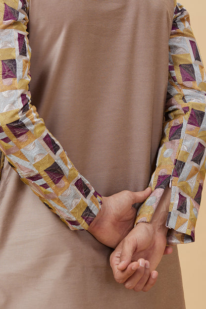KURTA GEOMETRICAL FULL EMBELLISHED WORK