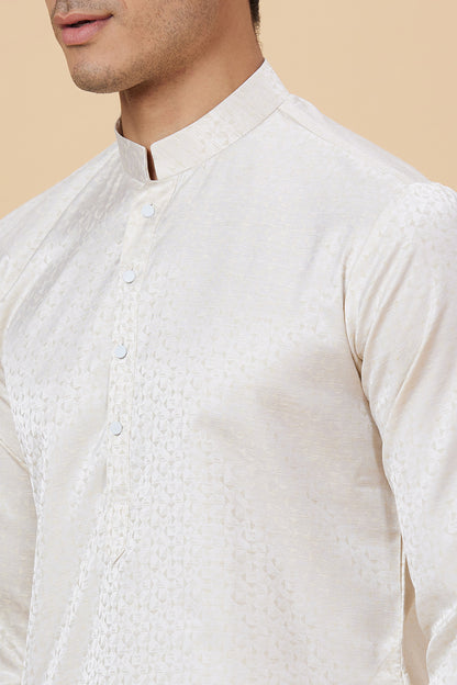KURTA GOLD JACQUARD TRIANGLE