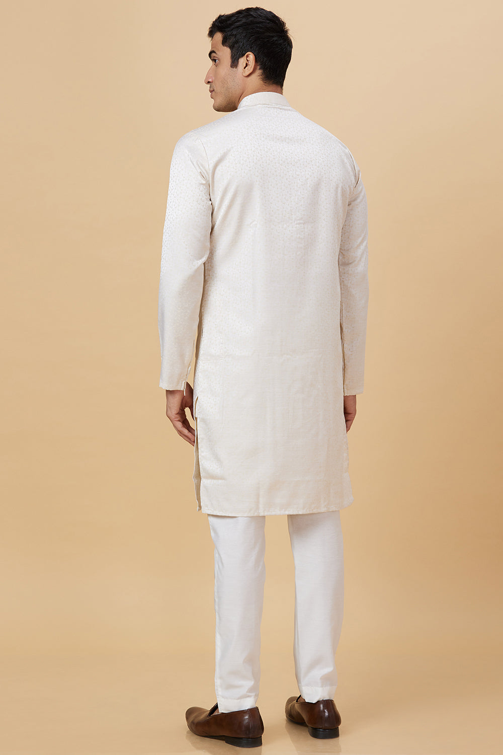 KURTA GOLD JACQUARD TRIANGLE