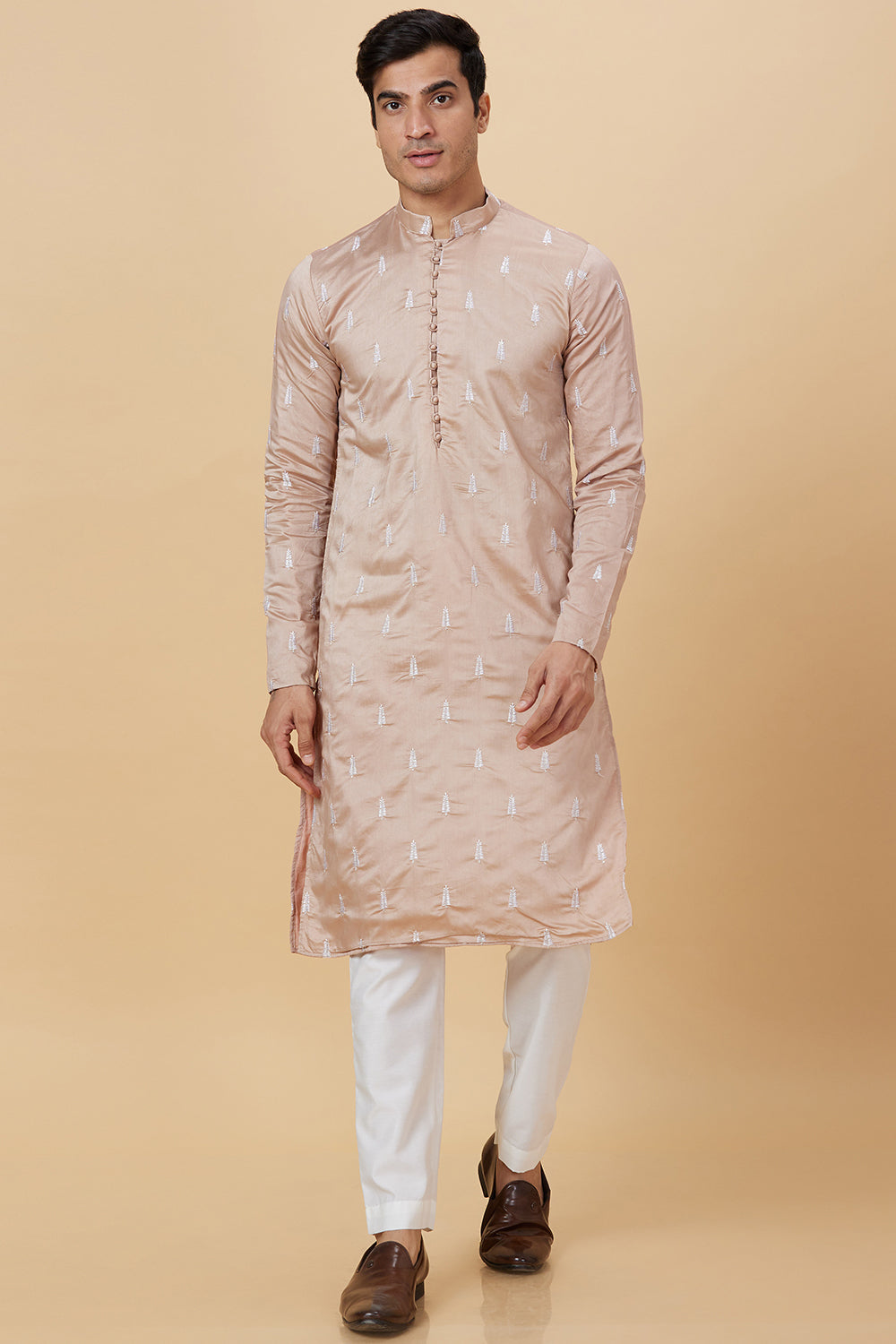 KURTA BRONZE WITH TWIG EMBROIDERY WORK