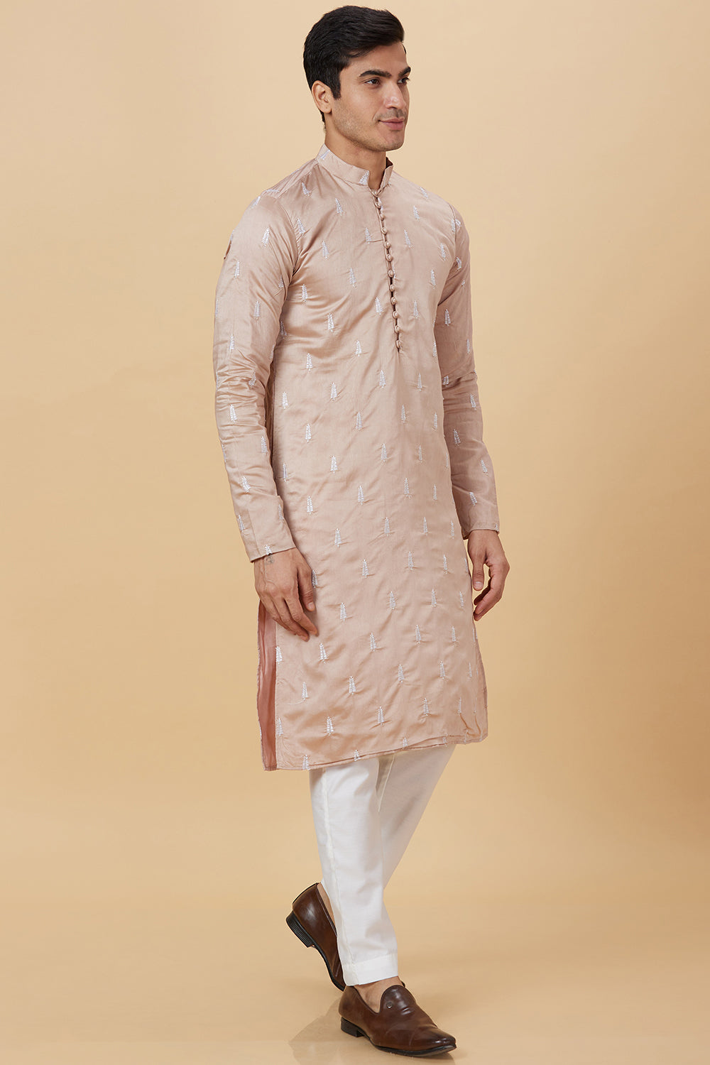 KURTA BRONZE WITH TWIG EMBROIDERY WORK
